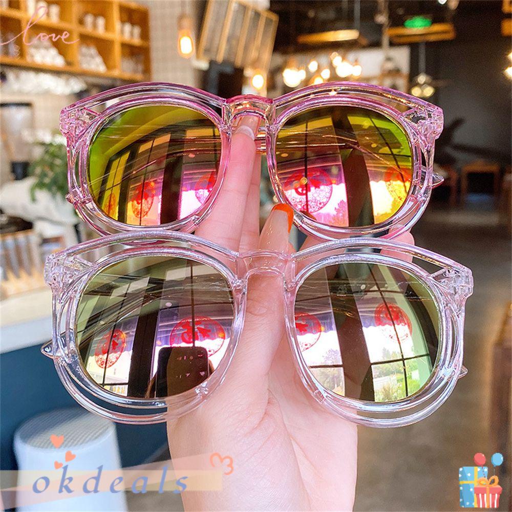 Kính Chống Tia UV Họa Tiết Hoạt Hình Dễ Thương Thời Trang Mùa Hè Cho Trẻ Em Sự Bảo Vệ