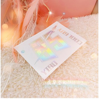Bảng sticker dán hologram Bác Quân Nhất Tiêu Tiêu Chiến Vương Nhất Bác