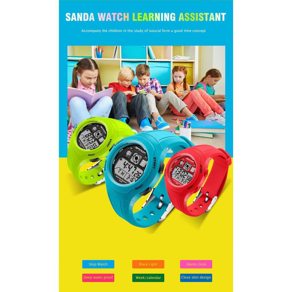 Đồng hồ cho bé gái trẻ em/học sinh SANDA 331 chống nước tốt (Hồng) [HÀNG CAO CẤP] | BigBuy360 - bigbuy360.vn
