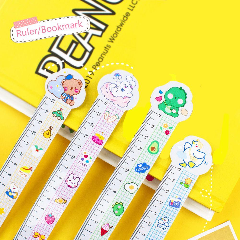 PISTA Thước Vẽ 2 Trong 1 Đa Năng 15cm