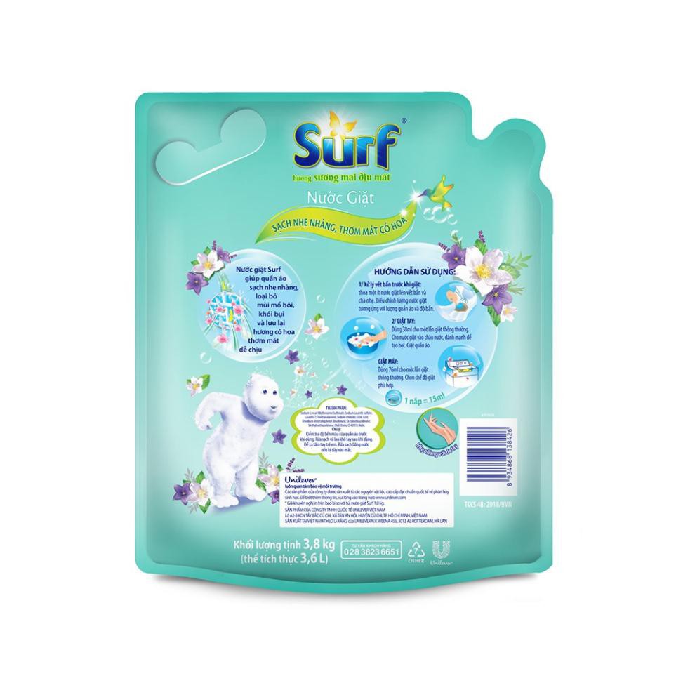 Nước giặt Surf túi (3.8kg)