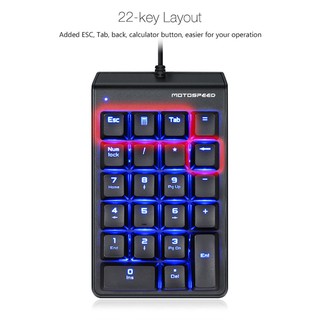 Bàn phím số 22 phím có dây