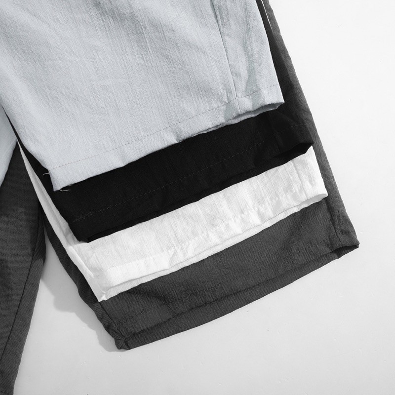 Quần short đũi nam BAT STORE chất liệu đũi xước co giãn nhẹ mặc thoáng khí kiểu dáng trẻ trung