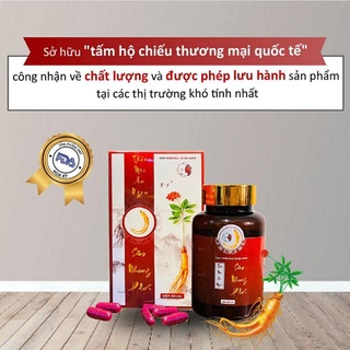 [Cam kết chính hãng] Sâm nhung tăng cân - Sâm nhung plus lọ 60v