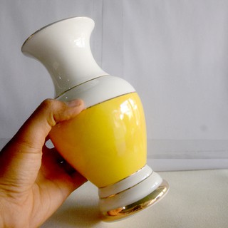 Bình hoa thờ cúng bàn thờ gốm sứ vàng