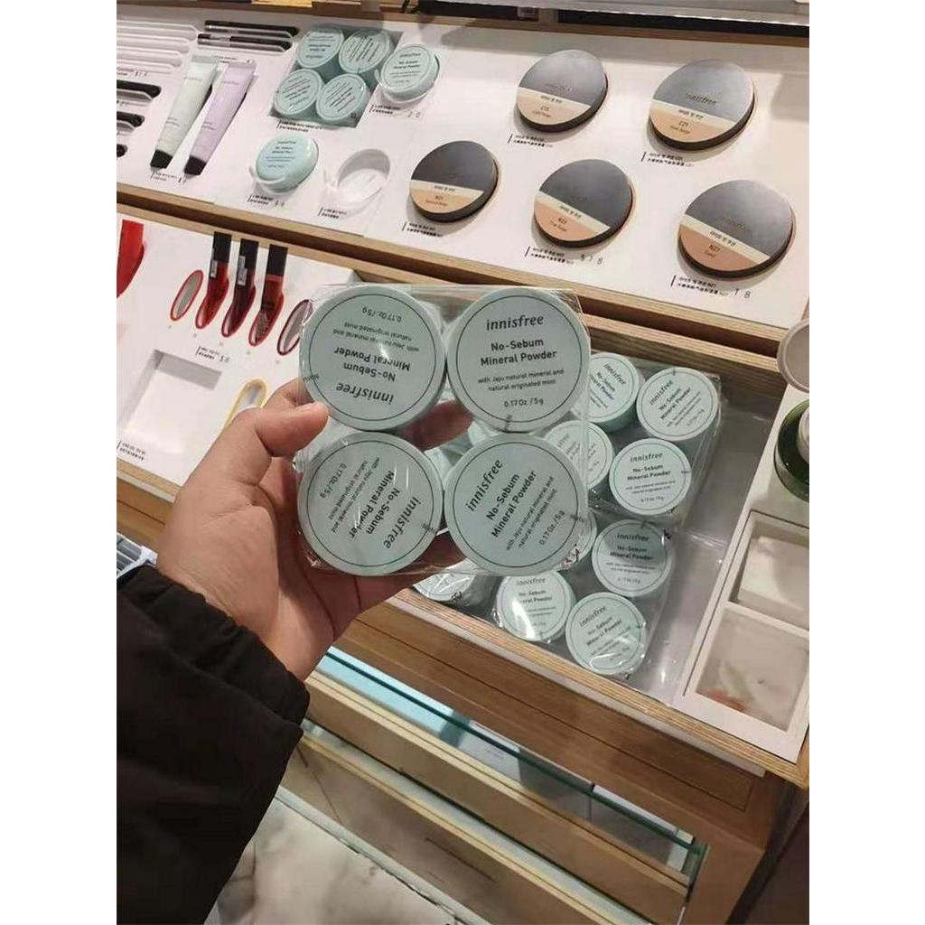 Phấn che khuyết điểm Innisfree khoáng chất bạc hà 5g