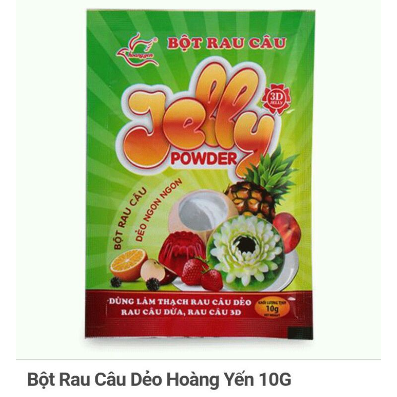 Bột Rau Câu Dẻo Hoàng Yến 10G