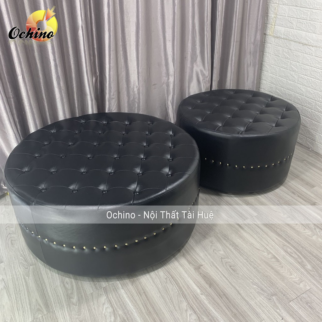 Đôn Tròn Sofa, Ghế Tròn Cho Shop đường kính 1m cao 45 ( Có Sẵn)