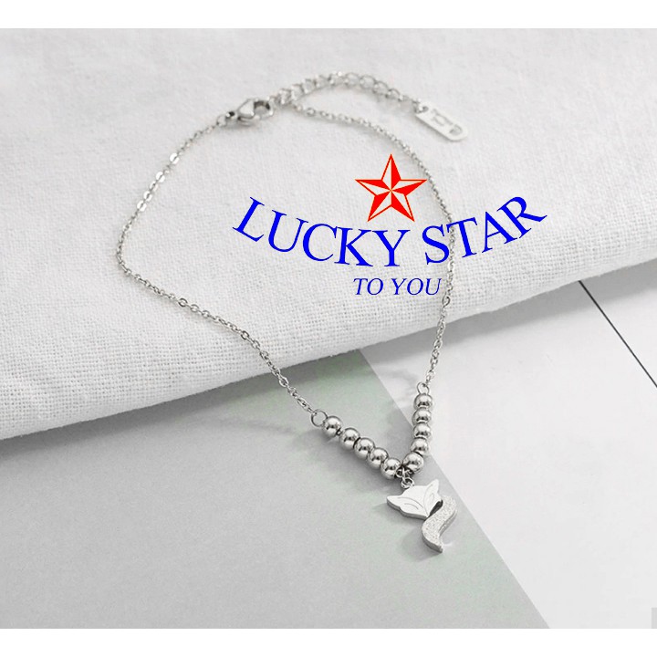 Lắc chân cáo hồ ly hạt bi trong nhỏ gợi cảm quyến rũ