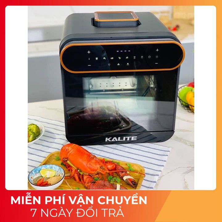 Nồi chiên không dầu hơi nước STEAM PRO lò nướng mini làm bánh,Bảo hành 2 năm, trang bị 9 chế độ