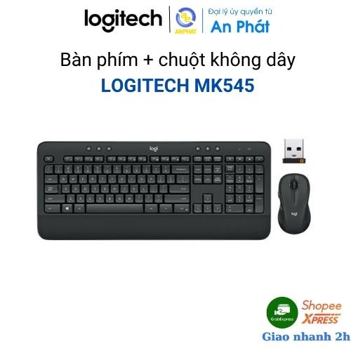 Bộ Bàn Phím Chuột Không Dây Logitech MK545 WirelessZ - Thiết Kế Tân Tiến -  Hàng Chính Hãng Bảo Hành 1 Năm