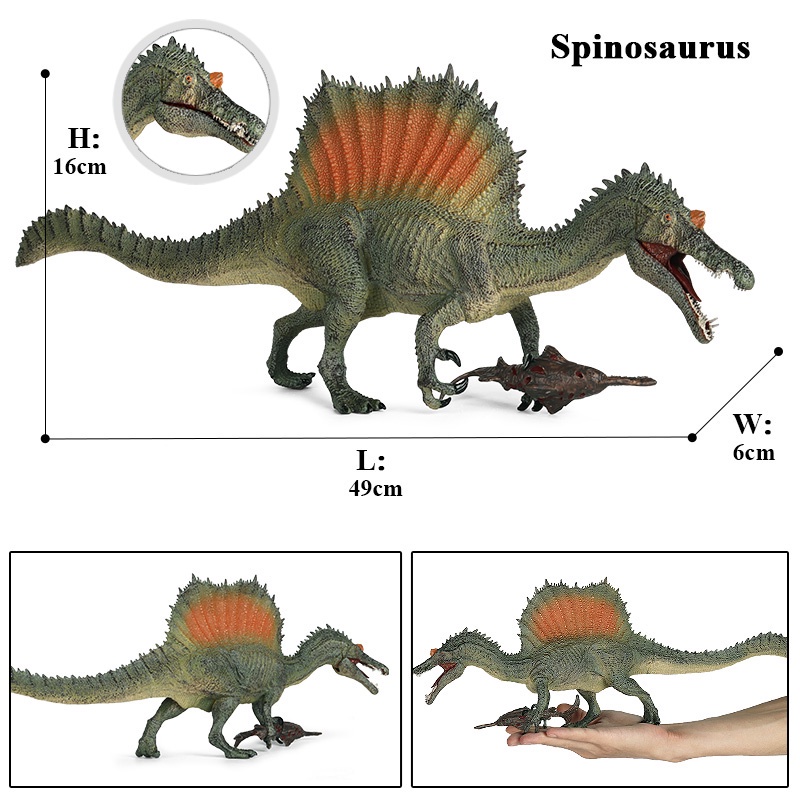 Mô Hình Khủng Long Tyrannosaurus Mosasaur Raptor Trang Trí Chất Lượng Cao