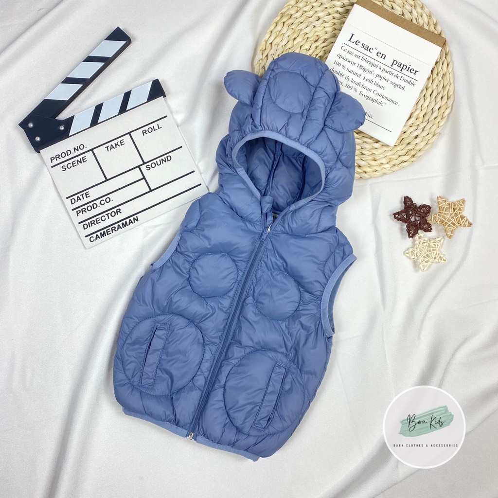 Áo Phao gile lông vũ siêu nhẹ cho bé Boru.kids21
