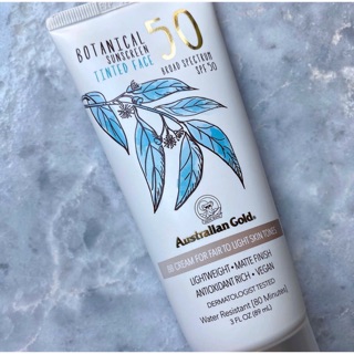 Kem chống nắng cho mặt có màu Australian Gold Botanical Sunscreen Tinted Face SPF 50