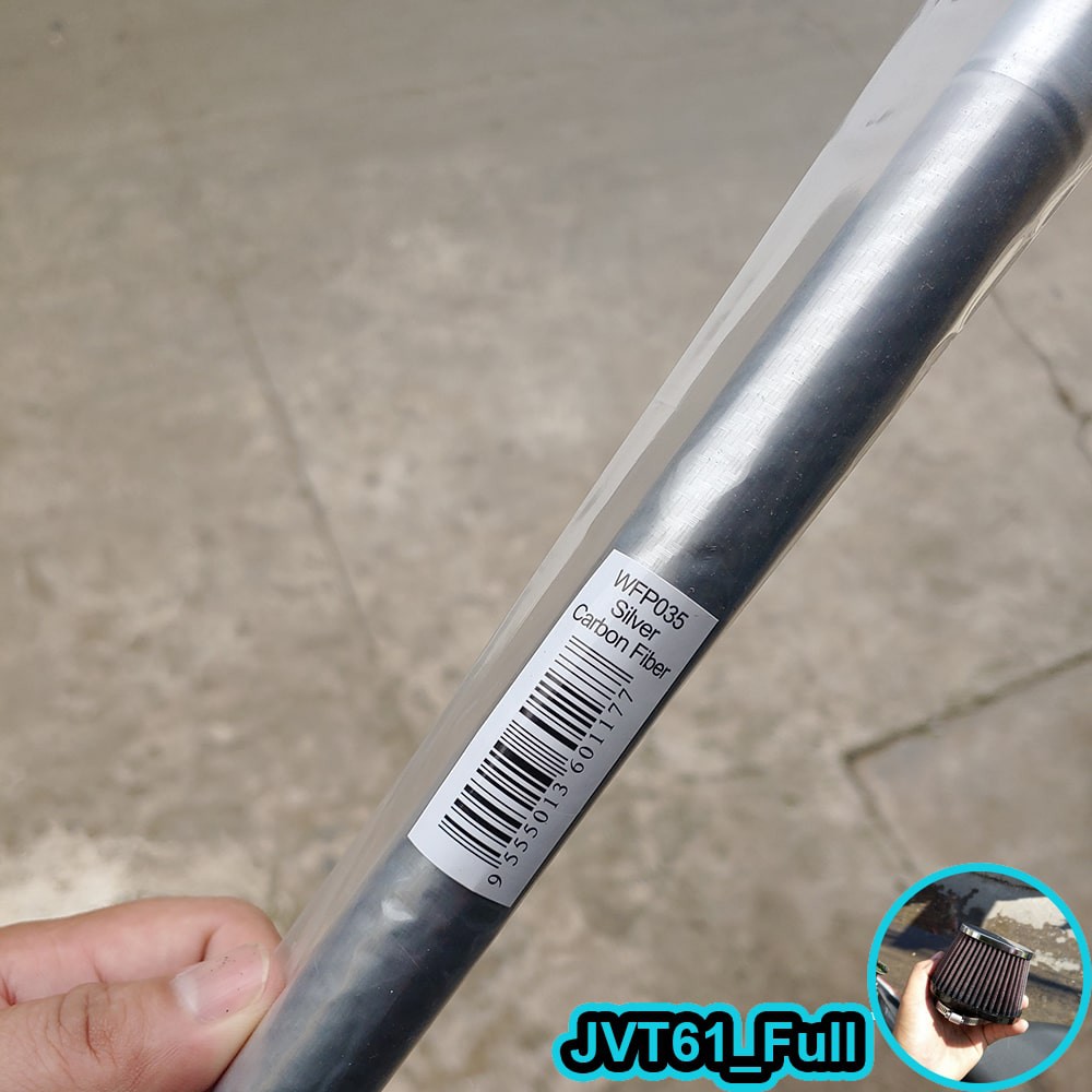 Sơn nhúng carbon samurai Film  kích thước 0,5m x 1m vân cacbon fiber đen và trắng