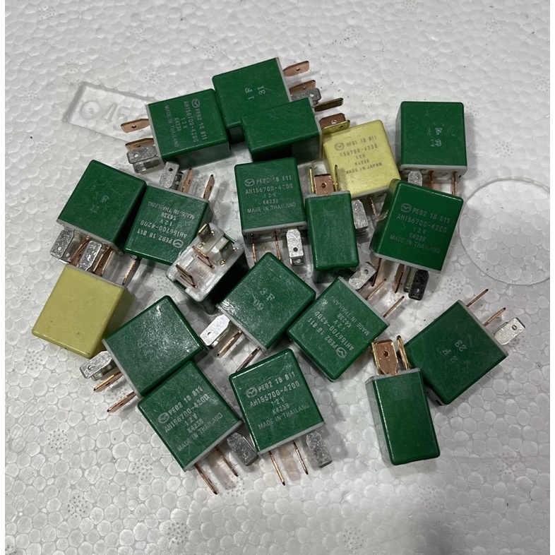 ✅(Made in Thailand) Rơ le 4 chân 12v tháo xe Mazda.Rơ le bãi
