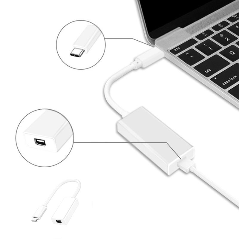 Cáp Chuyển Đổi Type-C Thunderbolt 3 (Usb-C) Sang Thunderbolt 2 / Dell / Lenovo