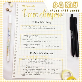 (100 TỜ) 200 TRANG GIẤY A4/B5/A5 GIẤY REFILL SỔ CÒNG SIZE A4 BULLET JOURNAL TAKE NOTE