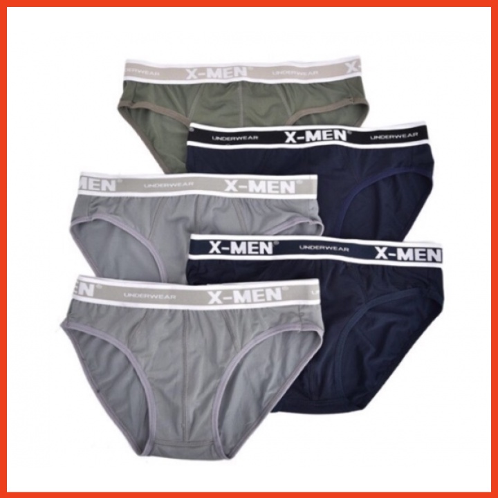 Combo 10 Quần Lót Nam X.MEN -  quần sịp xì nam co giãn X.men cao cấp thun lanh CHo mọi lứa tuổi từ 40-90kg XƯỞNG SỈ