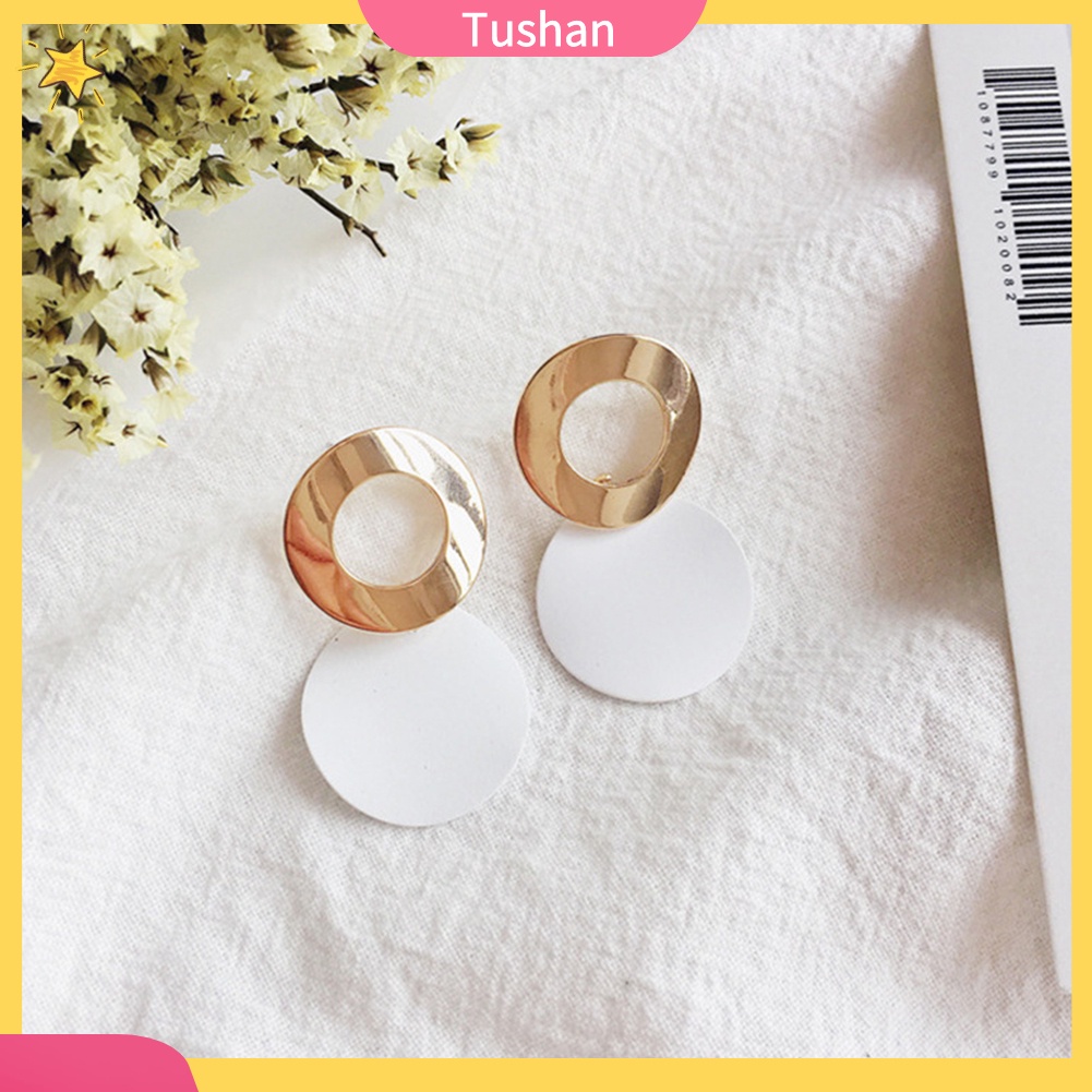 Bộ 2 Đôi Khuyên Tai Hợp Kim Nhiều Kiểu Dáng