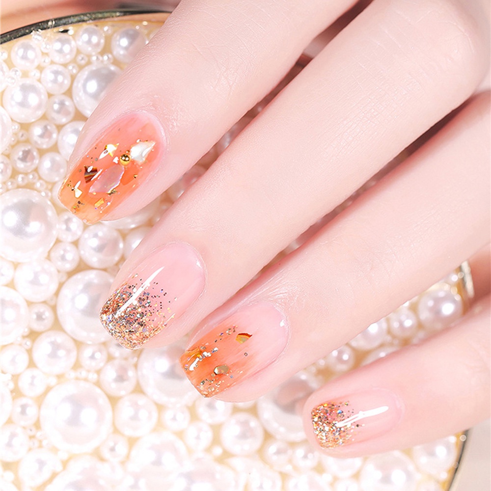 [Hàng mới về] Kim tuyến trang trí móng tay nghệ thuật họa tiết ngôi sao/mặt trăng 3D lấp lánh