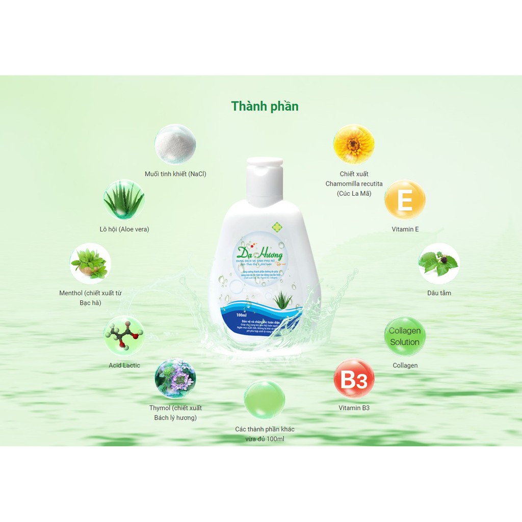 DẠ HƯƠNG - dung dịch vệ sinh phụ khoa 100ML