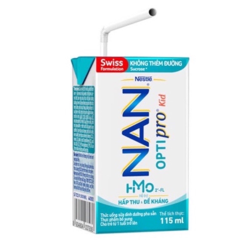 Thùng Nan nước lốc nhỏ 115ml/ 36 hộp( date mới)
