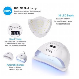 [Freeship Extra] Máy hơ gel SUN X5 Plus cao cấp -80W