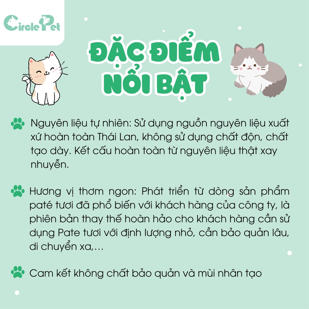 Pate Mèo WHISKAS Bổ Dưỡng Dành Cho Mèo Trưởng Thành Vị Cá Ngừ Và Cá Biển 400g - Circle Pet