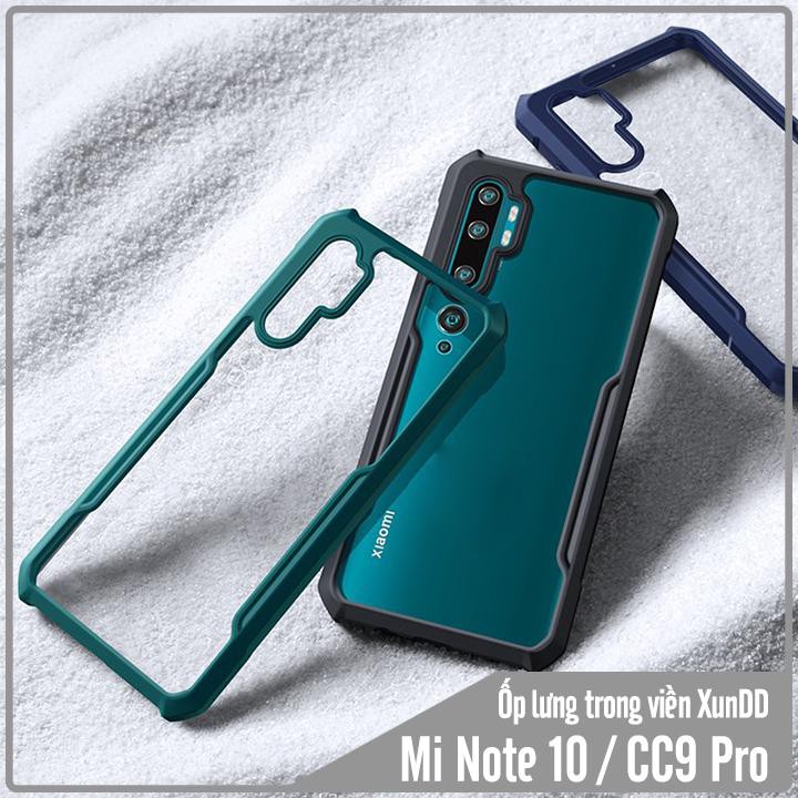 Ốp lưng cho Xiaomi Mi Note 10 / CC9 Pro trong viền nhựa dẻo XunDD