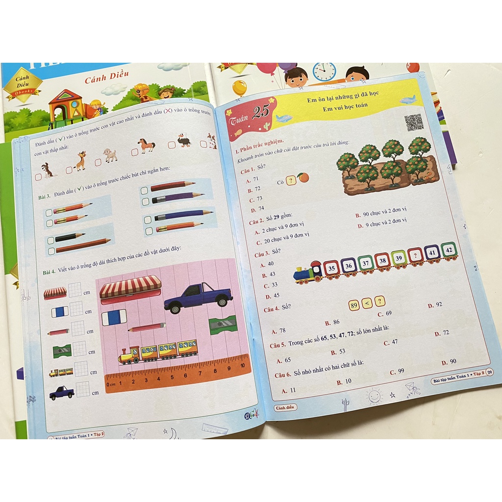 Sách - Set 4 Cuốn Bài Tập Tuần Toán Tiếng Việt 1 - Bộ Cánh Diều
