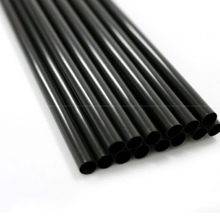 1 Bịch 500g Ống hút phi 8 đen, trắng hút sinh tố, sữa chua thạch