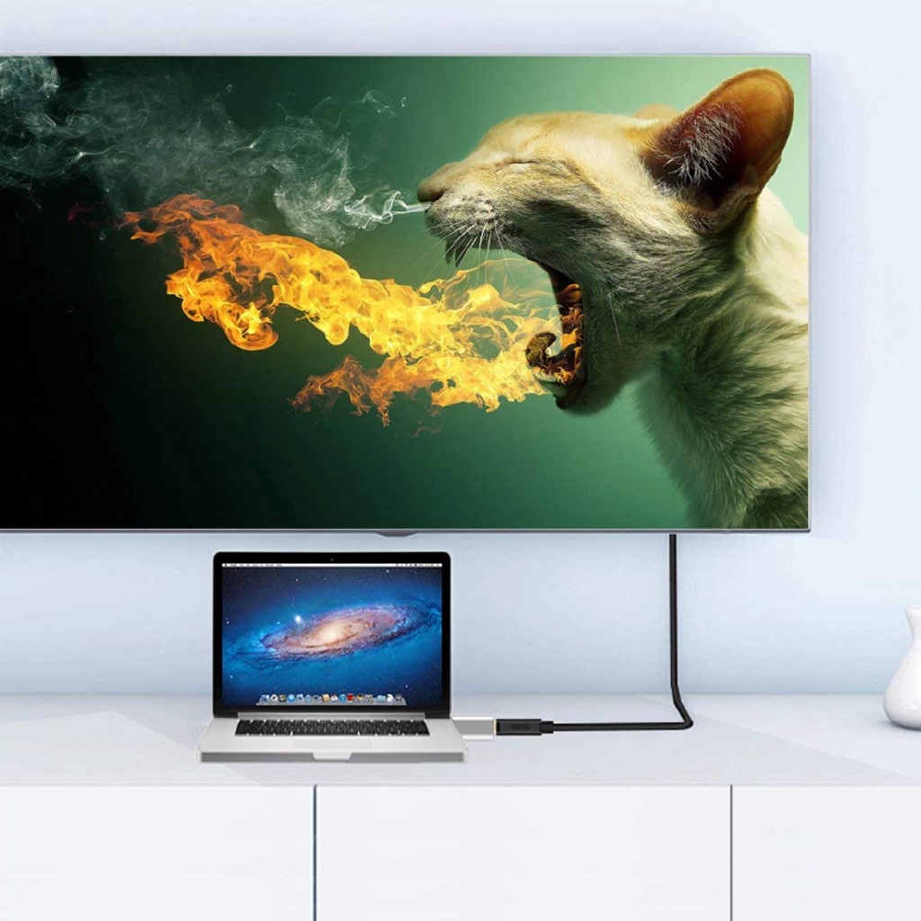Bộ Chuyển Đổi Displayport (Thunderbolt 2.0) Sang Hdmi 4k Mini Dp Cho Macbook Air/ Imac/ Macbook Pro/ Surface Pro 3 4 5