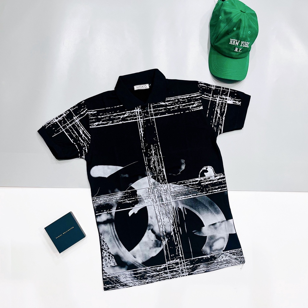 Áo thun nam cổ bẻ trẻ trung năng động cá tính siêu hot⚡The Lizard⚡