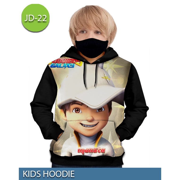 Áo Khoác Sweater Năng Lượng Mặt Trời Toàn Diện In Hình 3D Cho Bé #Jd-22