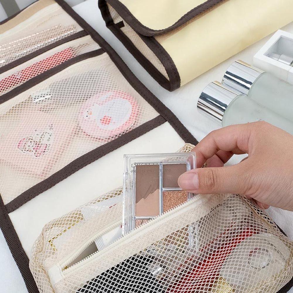 Túi Đựng Mỹ Phẩm Du Lịch Họa Tiết Gấu / Chó Xinh Xắn Dành Cho Nữ