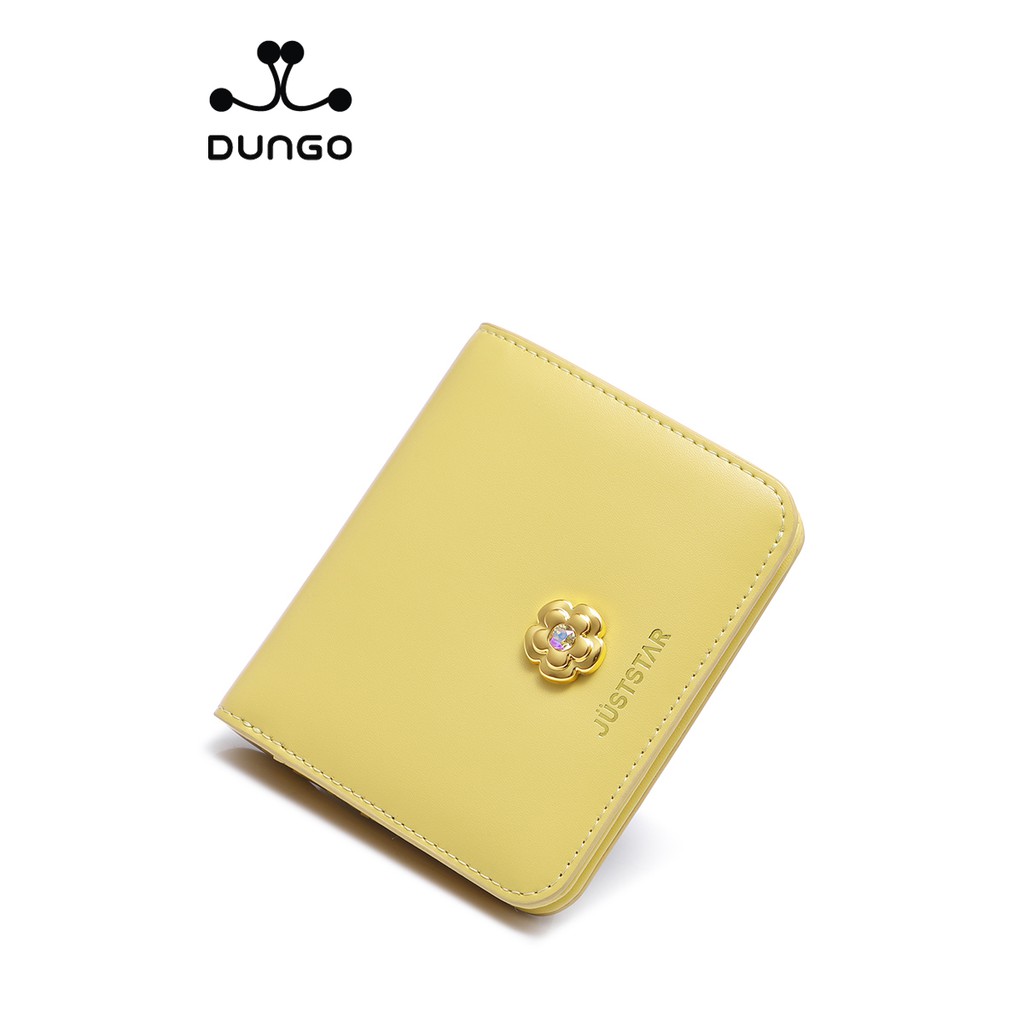 Ví Tiền JUST STAR Da Thật Vàng/ Đen/ Trắng JU070706