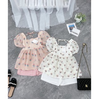 Set tiểu thư voan kèm hình thật