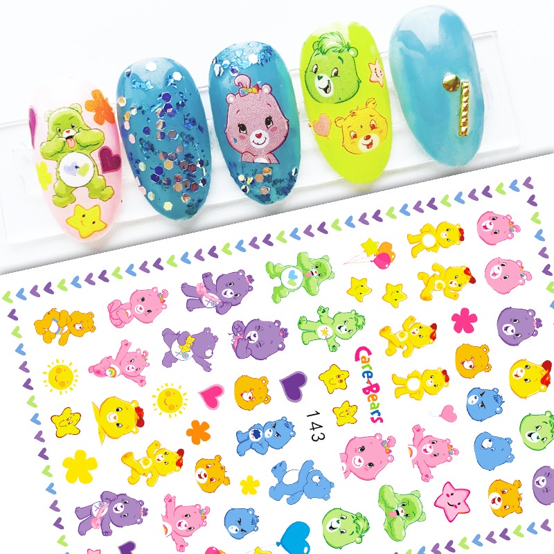 Sticker 3D Hoạt Hình Disney Duffy Stellalou Shelliemay - Hình dán móng tay 141/142/143