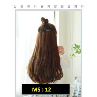 Tóc giả kẹp thẳng cúp lửng đủ màu,tóc mềm như thật