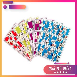 [Sỉ] Bộ cờ Lô Tô giấy.