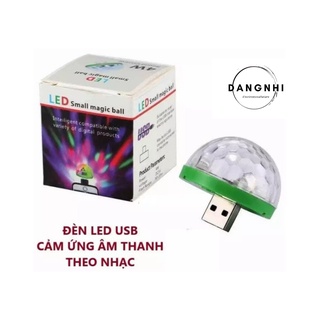 Đèn led 7 màu mini cắm usb nháy theo nhạc