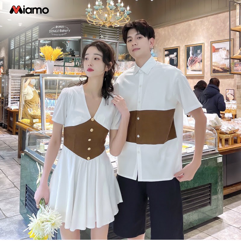 Đồ đôi Couple Nam Nữ Cao Cấp đi du lịch, chụp hình cưới phong cách Hàn Miamo MO020