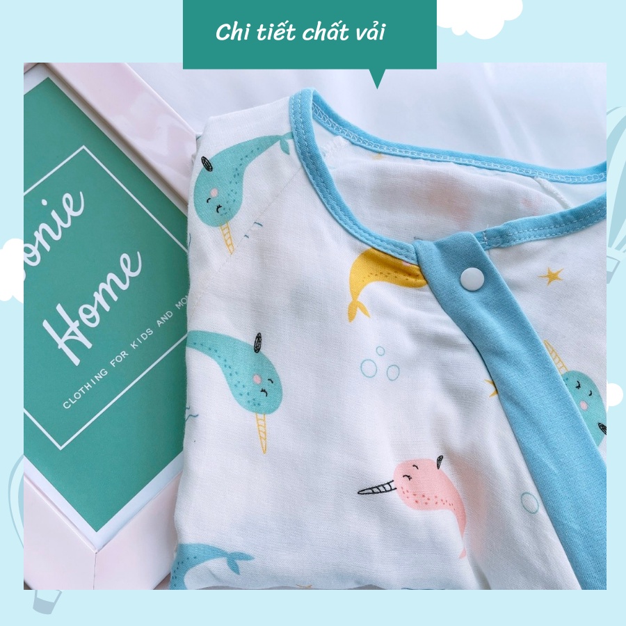 Túi Ngủ Trẻ Em/Túi Ngủ Thu Đông Chất Cotton Cao Cấp Mở Chân