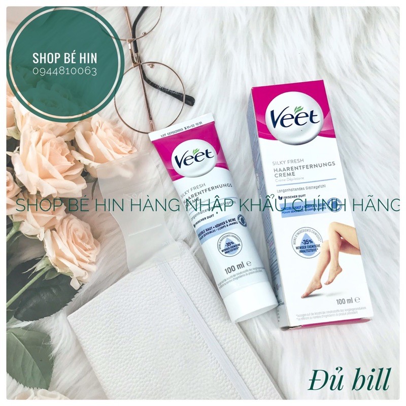 (Kèm HDSD) Kem tẩy lông Veet Đức chính hãng tẩy lông hiệu quả triệt để không gây kích ứng da kể cả da nhạy cảm nhất | BigBuy360 - bigbuy360.vn