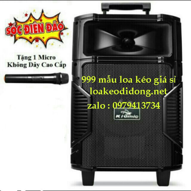 Loa Kiomic chính hãng K108 giá rẻ bảo hành 12 tháng - Tặng Mic không dây