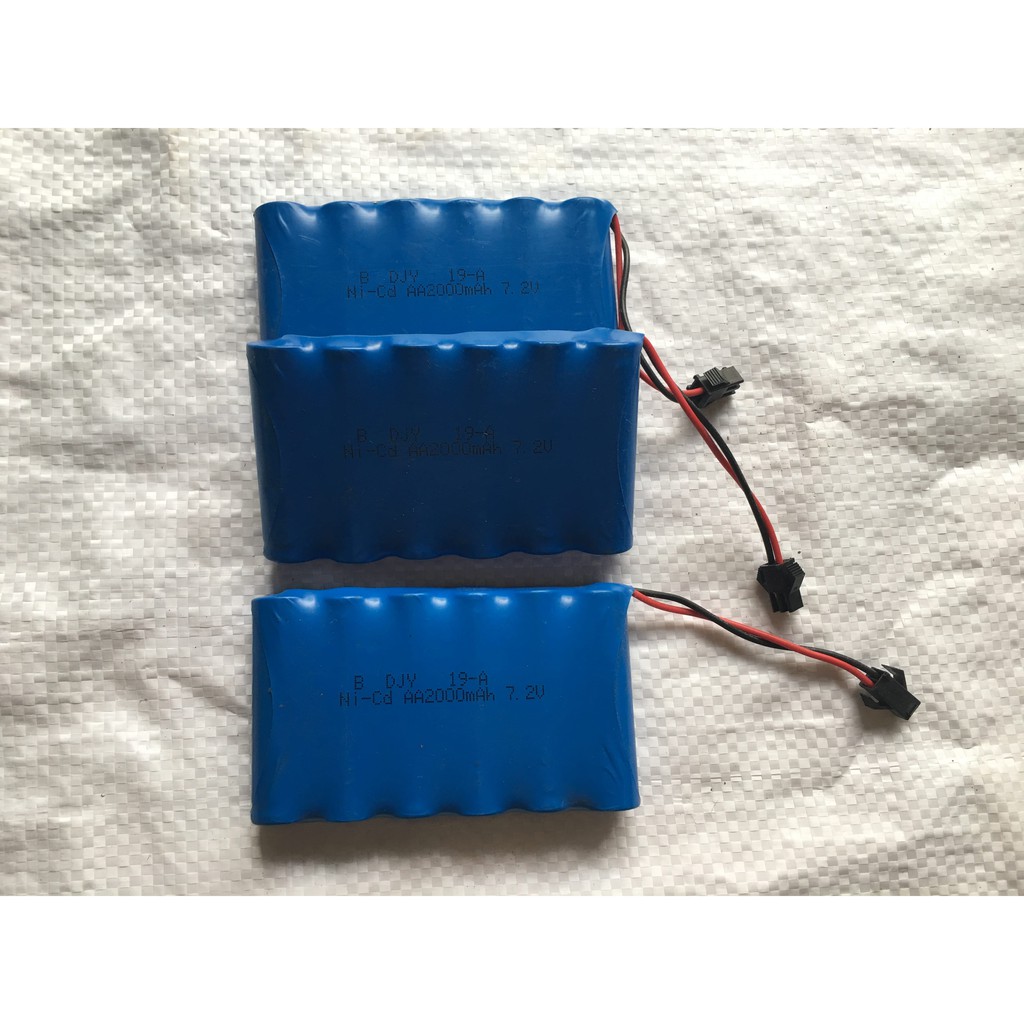 PIN DUNG LƯỢNG CAO 7.2V2000MAH PIN XE ĐỒ CHƠI ĐIỀU KHIỂN TỪ XA