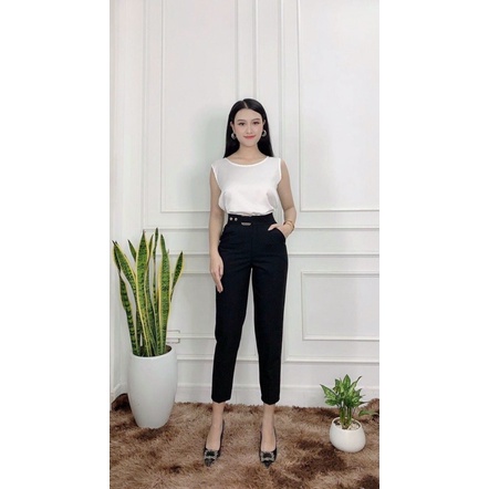 Quần tây công sở đai mẫu mới mã 258