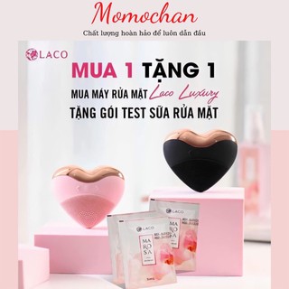 Máy rửa mặt Laco Luxury làm sạch sâu/nâng cơ/xoá nhăn/gọn hàm/giảm nọng cằm