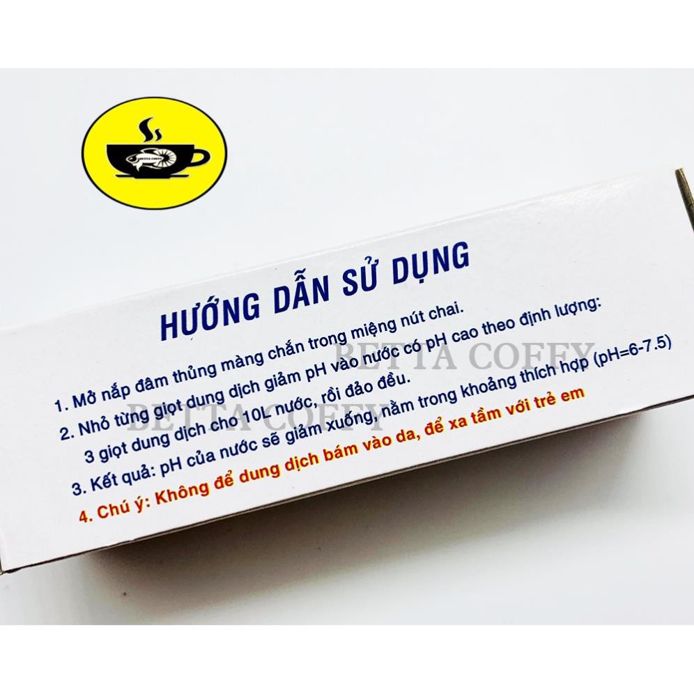 Dung dịch giảm pH hồ cá ⏬ BETTA COFFY ☕️